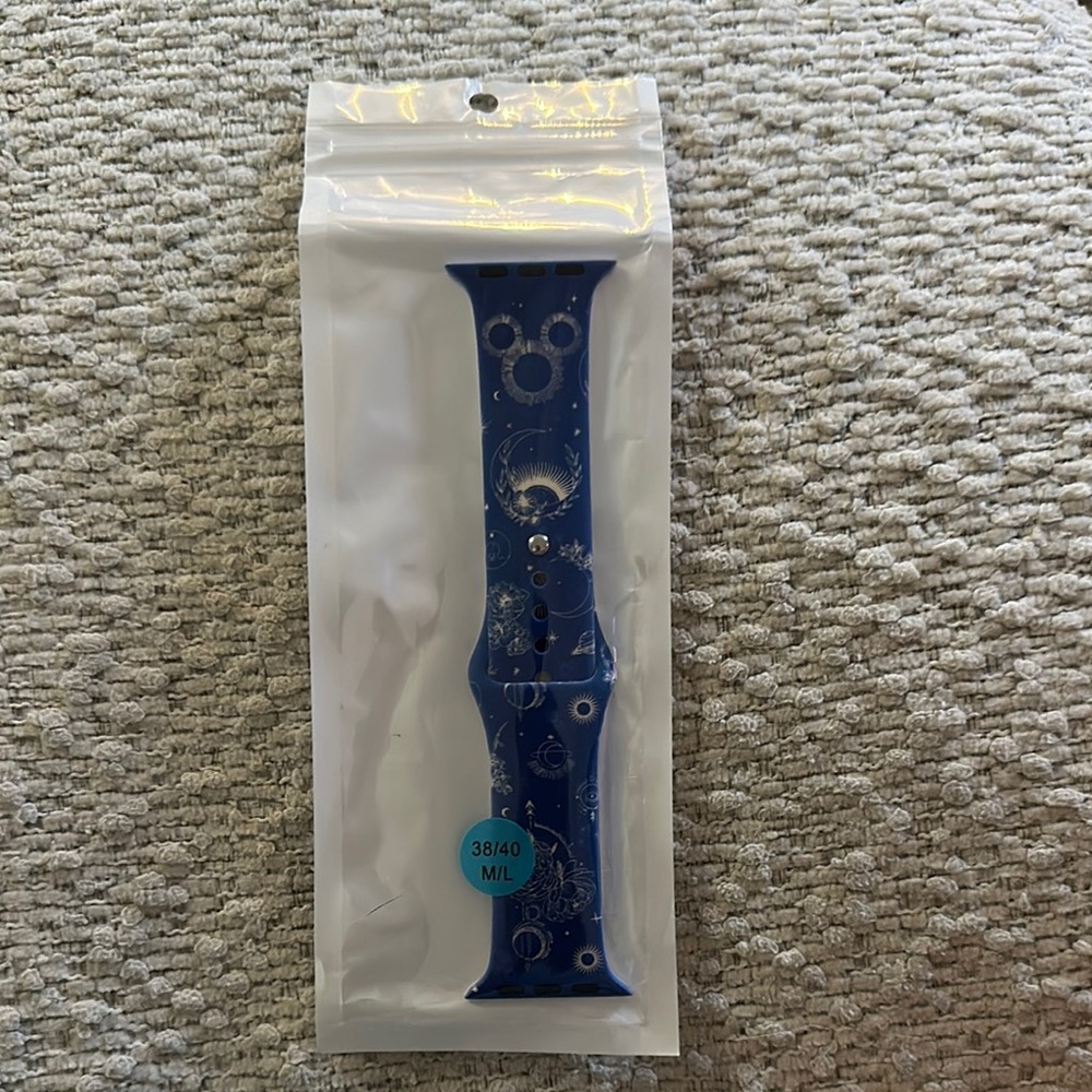 Mickey Blue Starry Apple Watch Band